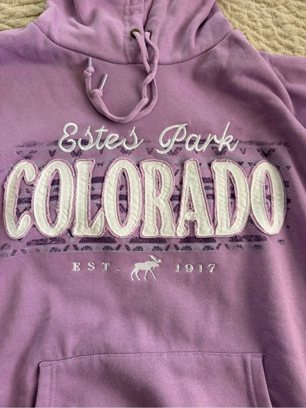 Blue 84 Lavender Estes Park Colorado sweatshirt hoodie